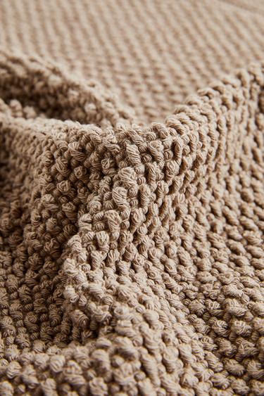 COTTON BATH MAT - Dark beige by Zara