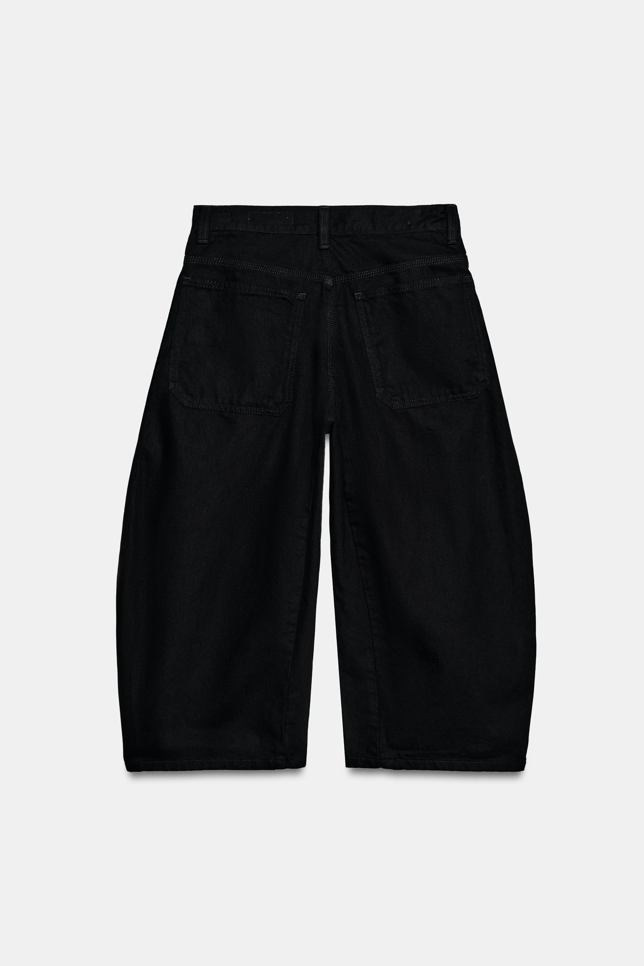 BERMUDA EN DENIM CARROT TAILLE MOYENNE ZW COLLECTION