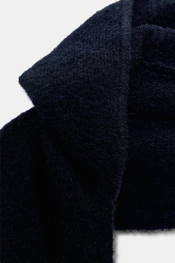 ÉCHARPE CAPUCHE - Bleu marine de Zara - Image 4