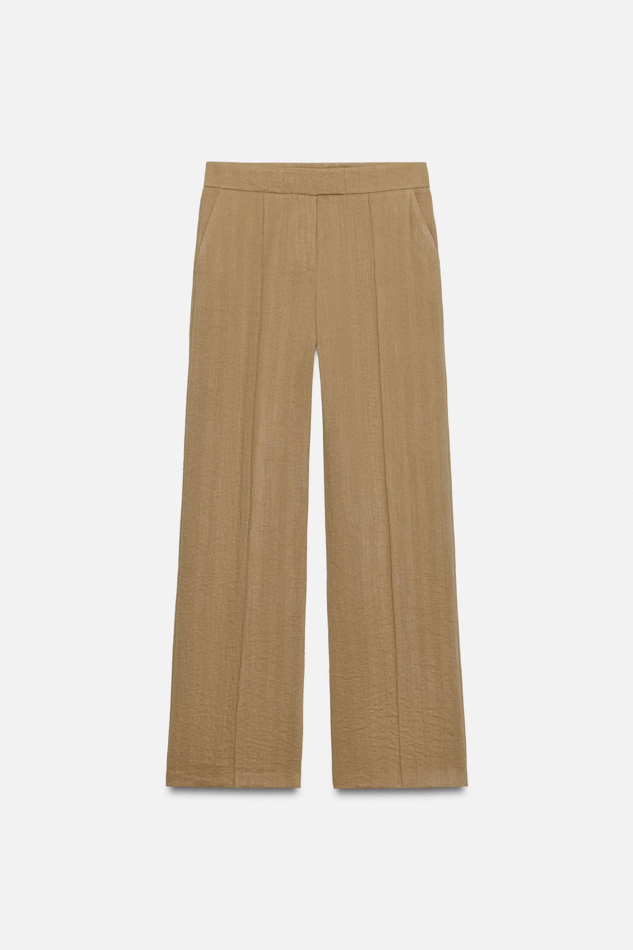 DİKİŞ DETAYLI STRAIGHT FIT PANTOLON - Görsel 8
