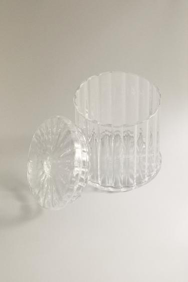 BOROSILICATE BATHROOM ORGANISER JAR - Transparent by Zara - Image 1