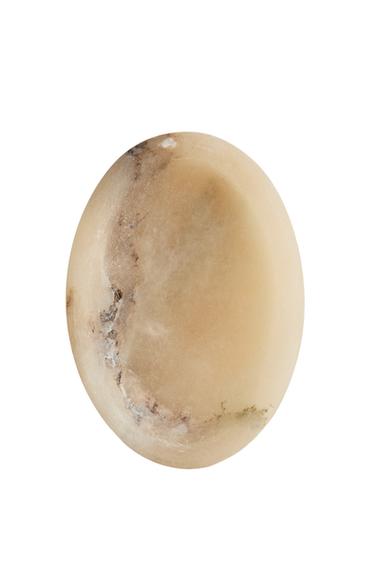 ALABASTER BATHROOM SOAP DISH - بيج الخاص بـ Zara