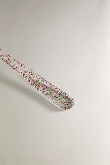 KIDS' TRITAN™ GLITTER FORK - Transparent by Zara - Image 2
