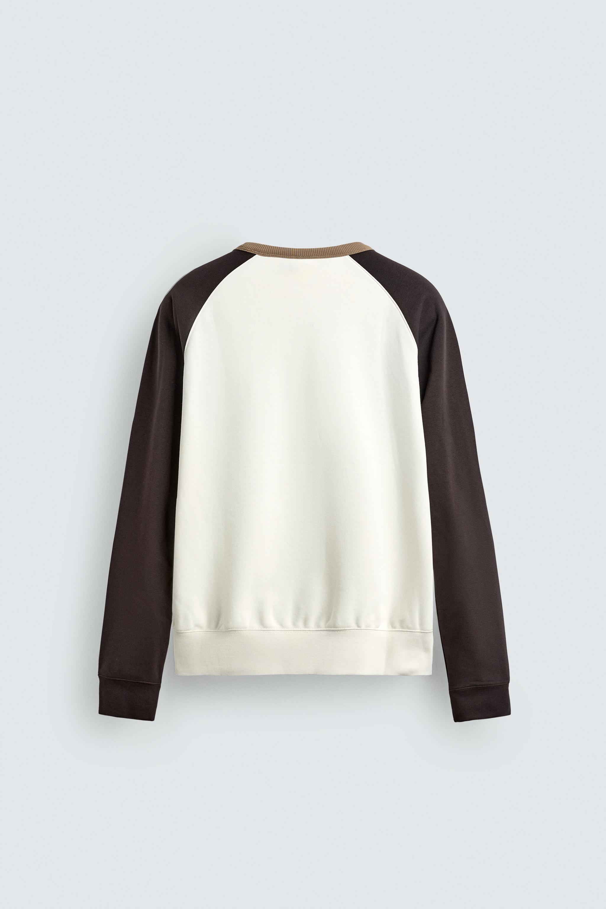 SWEAT COL ROND COLOR BLOCK