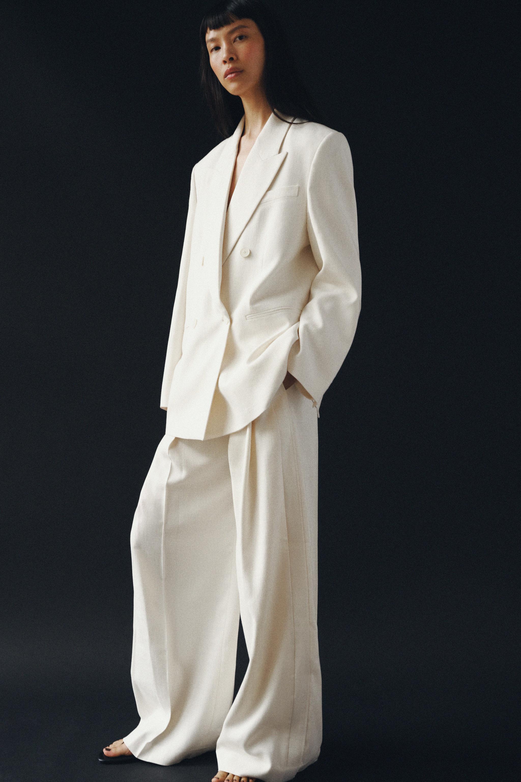 ZW COLLECTION OVERSIZE KRUVAZE BLAZER - Görsel 3