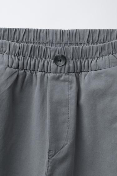 PANTALON BALLON À PLIS - Gris moyen de Zara - Image 2