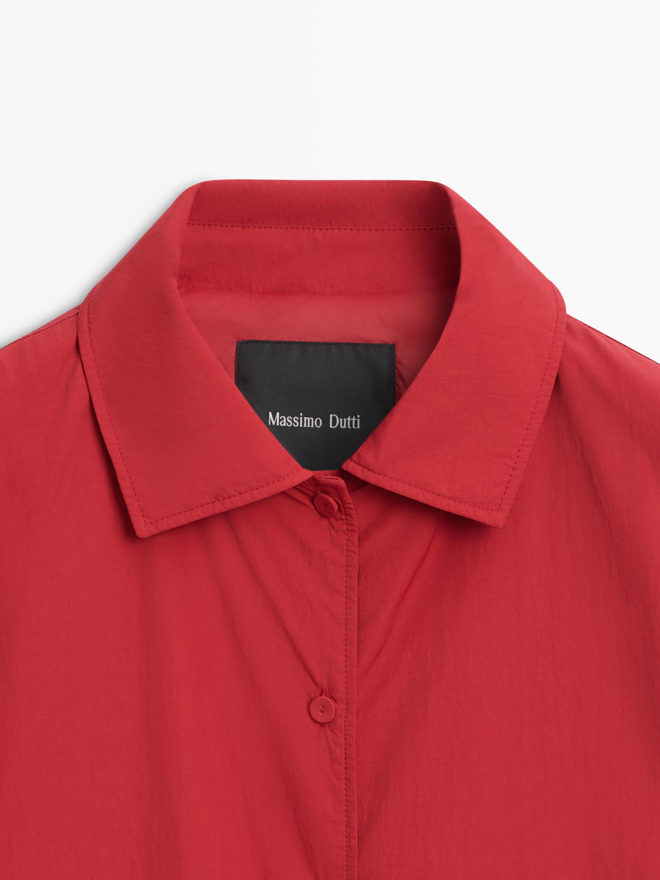 Veste courte matelassée avec poches