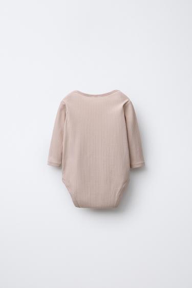 5-PACK OF CHICK PRINT BODYSUITS - camel by Zara - Image 2