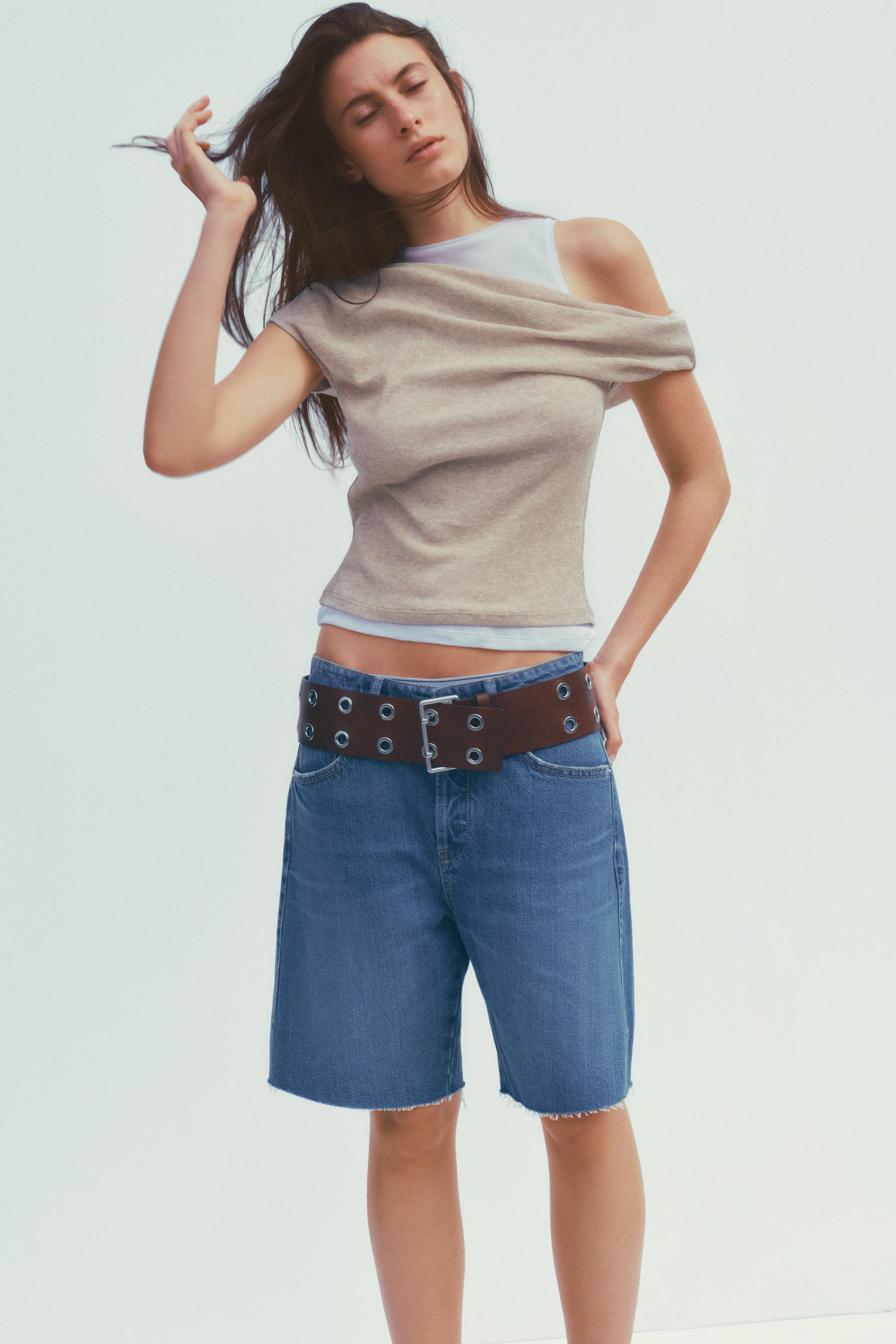 ZARA アシンメトリーダブルTシャツ 5644/213 ZARA アシンメトリーダブルTシャツ 5644/213 (ZARA/Tシャツ