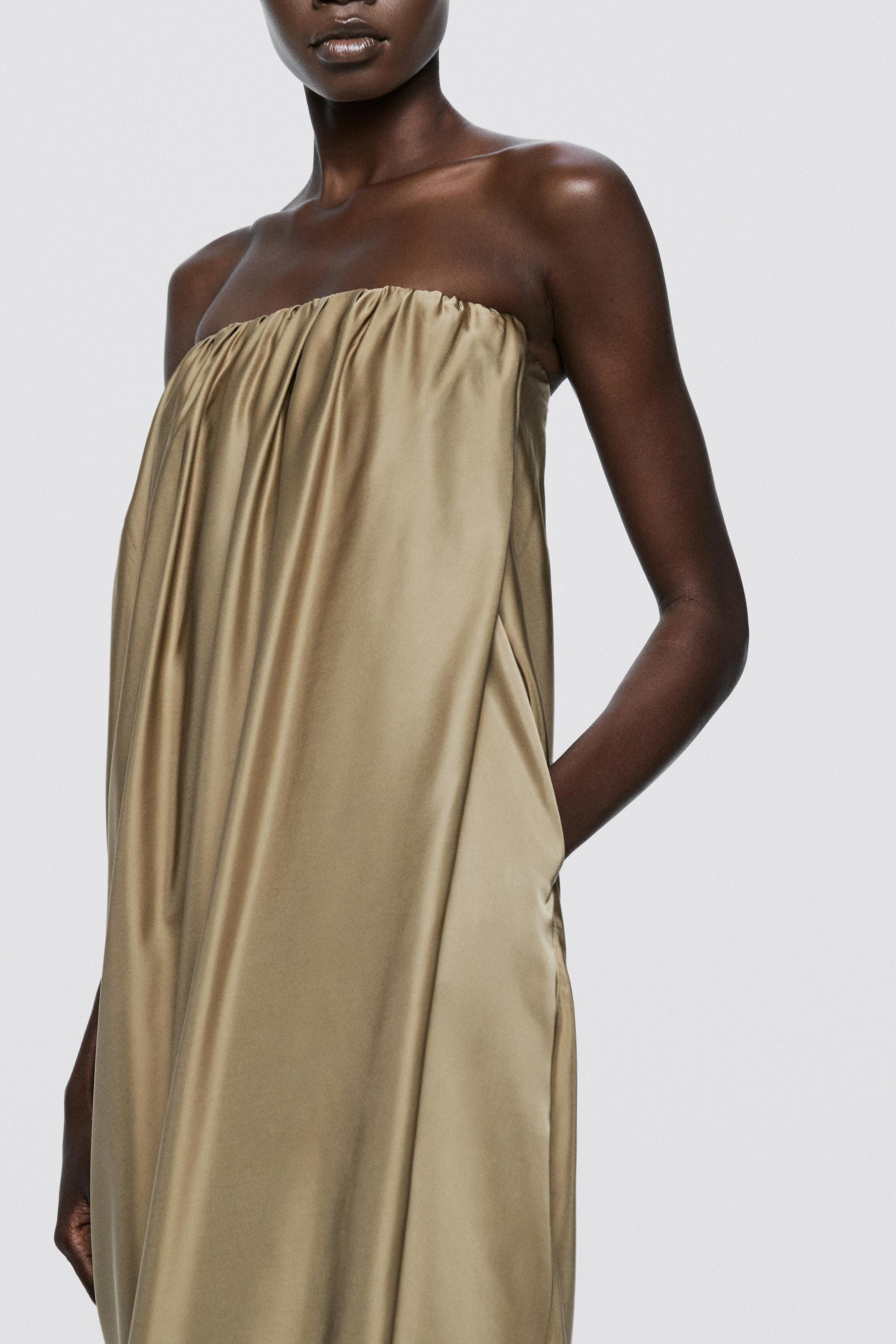 Strapless gathered dress - LIMITED EDITION
