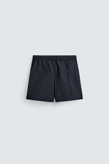 SHORT TECHNICAL BERMUDA SHORTS - Dark navy by Zara - Image 7