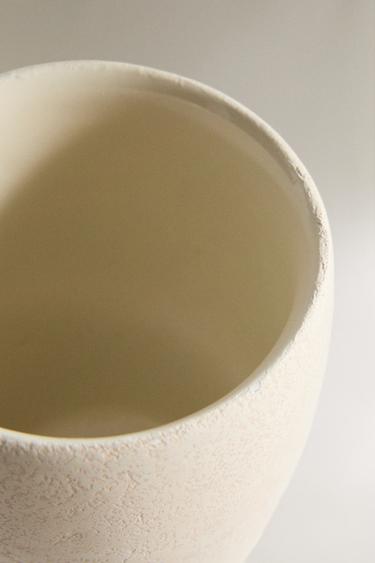 EARTH BROWN CERAMIC TOOTHBRUSH HOLDER - Grey by Zara - Image 2