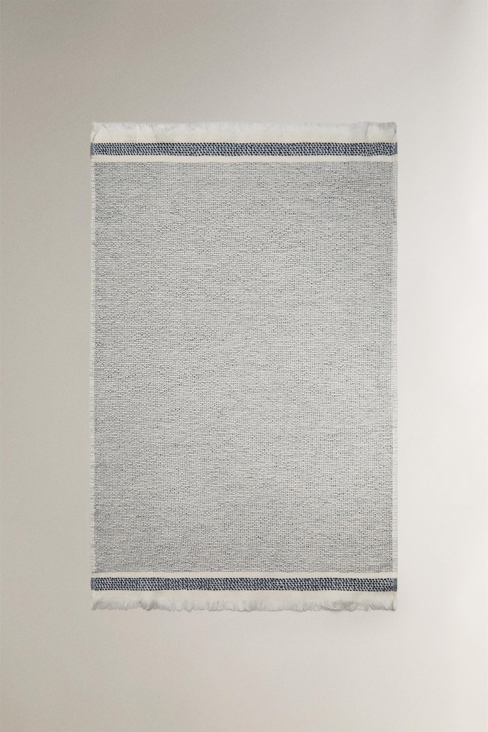 CONTRAST COTTON TERRYCLOTH KITCHEN TOWEL