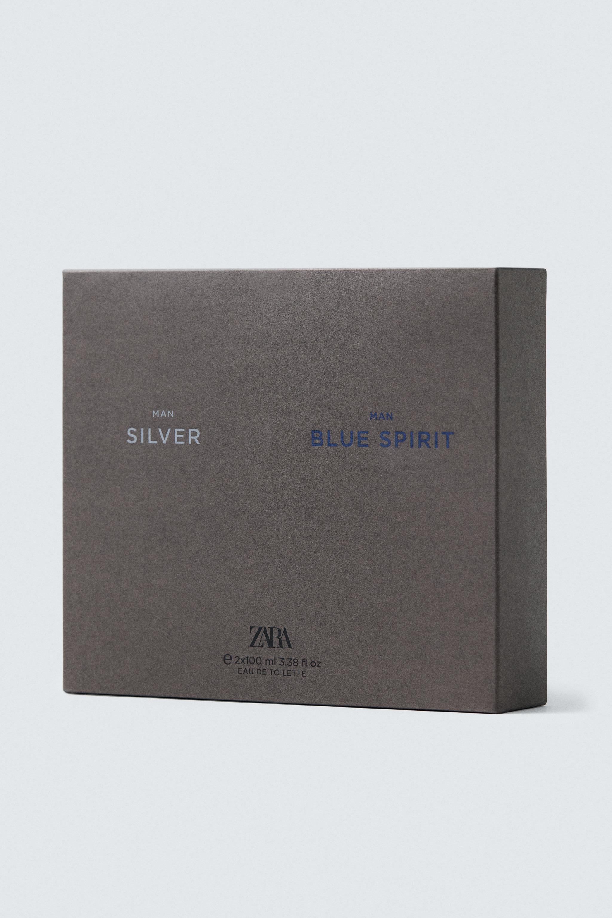 SILVER MAN + BLUE SPIRIT EDT 2X100ML (3.4 FL.OZ) — TINTED LEATHER