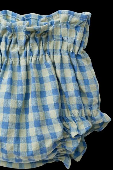 GINGHAM CHECK BRIEFS - Greenish by Zara