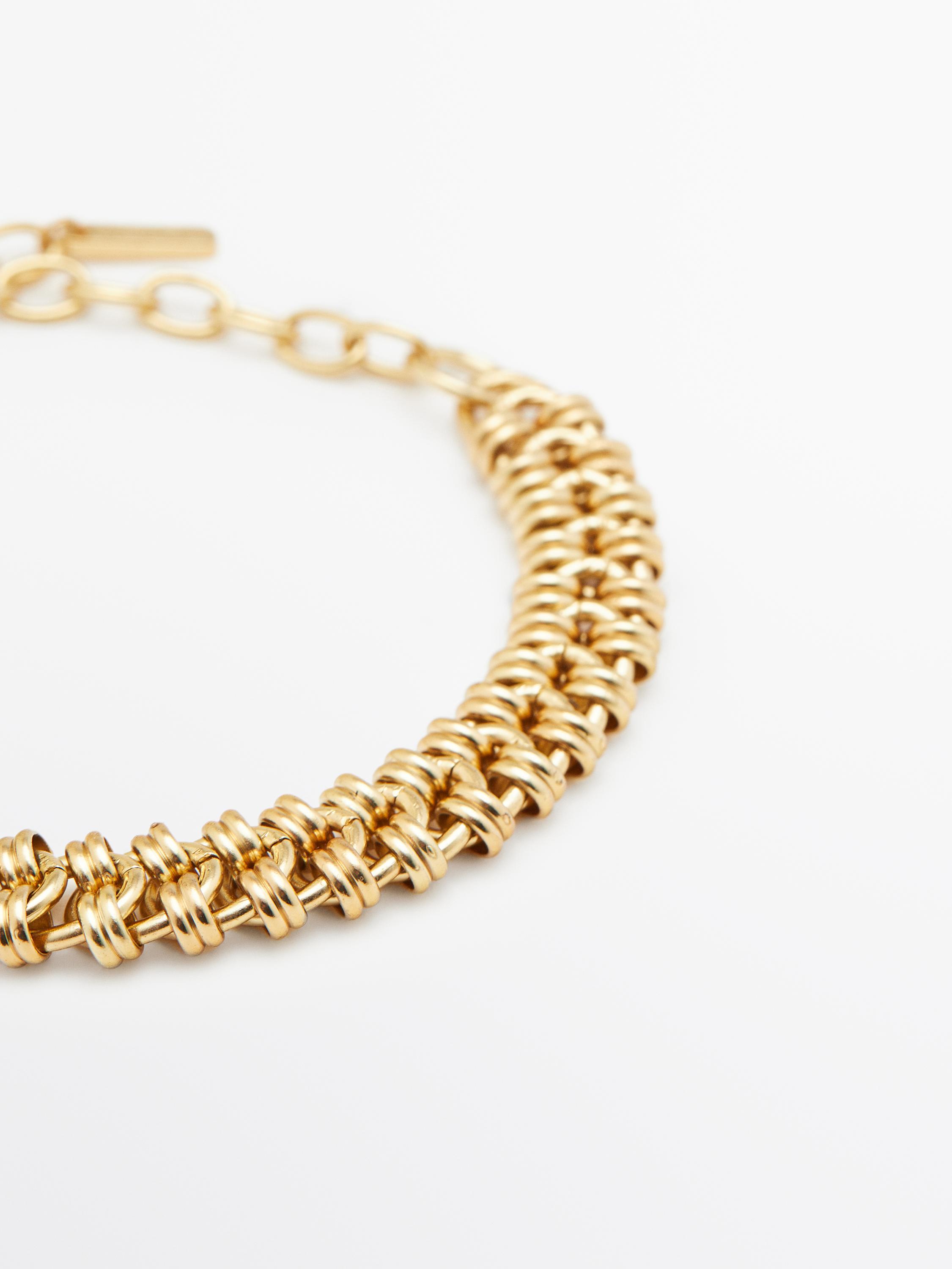 Chain link bracelet - Golden