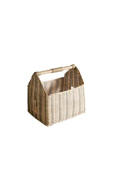 Zara KIDS STRIPED HOUSE BASKET - Blue