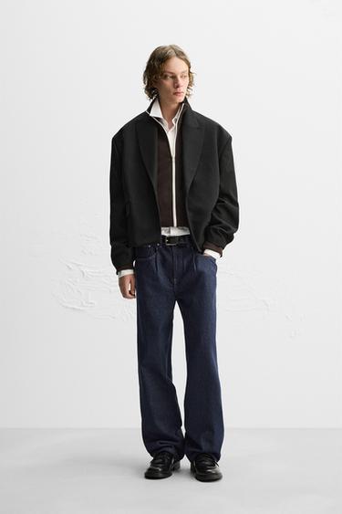 CROPPED FIT BLAZER - Black by Zara - Image 0