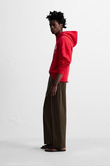 STRIPED BALLOON FIT TROUSERS © OTIS KWAME KYE QUAICOE - Brick by Zara - Image 3