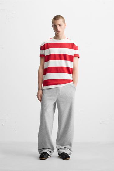 PANTALÓN JOGGER WIDE FIT - Gris vigoré de Zara - Imagen 0
