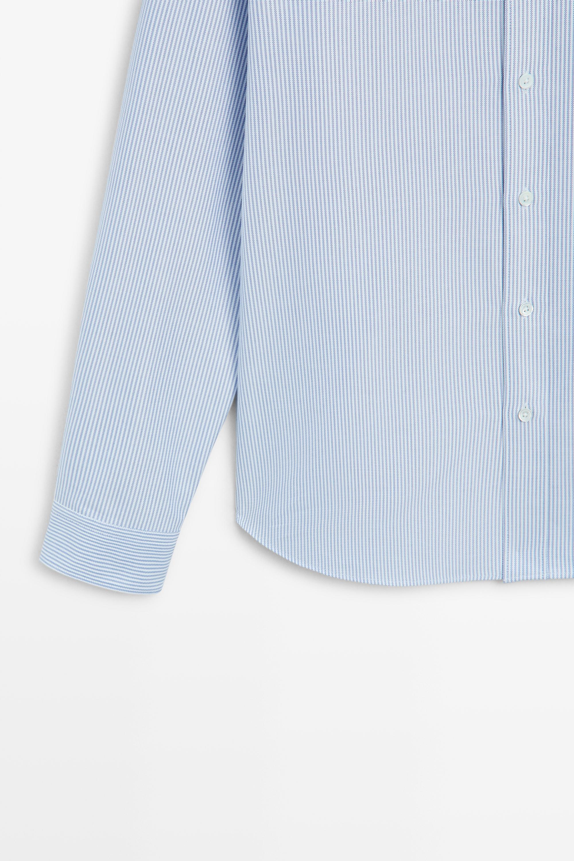 Chemise oxford regular fit à rayures