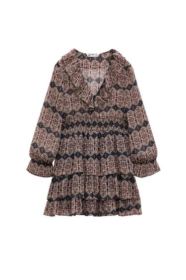 PRINTED MINI DRESS