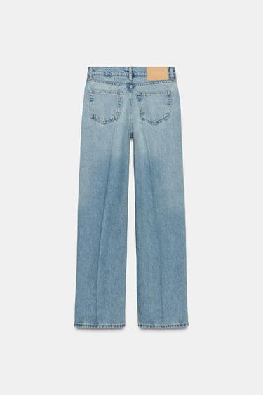 Z1975 STRAIGHT HIGH-WAIST JEANS - Light blue by Zara - Image 8