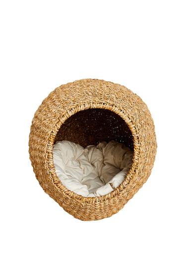 Zara SEAGRASS PET BED - Light beige