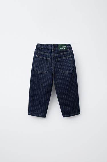 JEAN BAGGY RAYURES - Bleu de Zara - Image 1