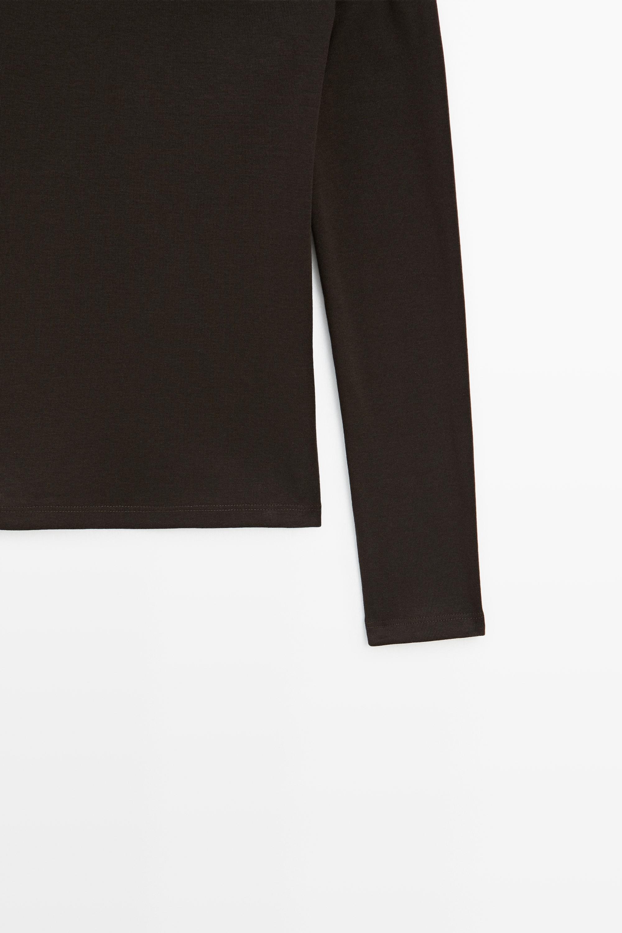 Draped shoulder detail T-shirt