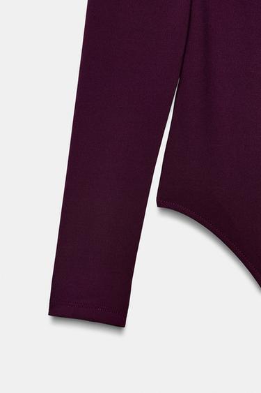 BODY À NŒUDS ET DOS NU - Violet de Zara - Image 4