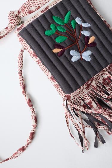 FRINGED CROSSBODY BAG - Multicoloured by Zara - Image 2