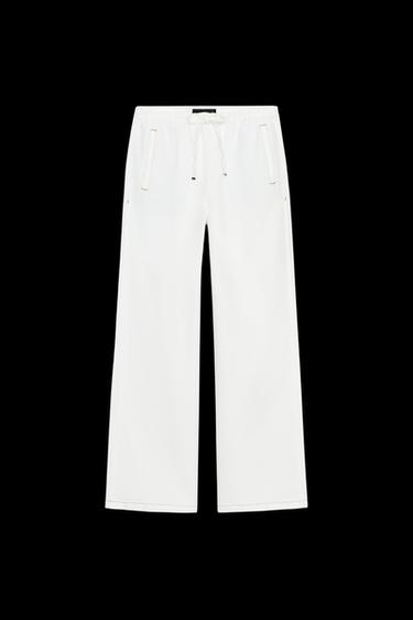 DENIM-JOGGINGHOSE Z1975 - Cremefarben von Zara - Bild 0