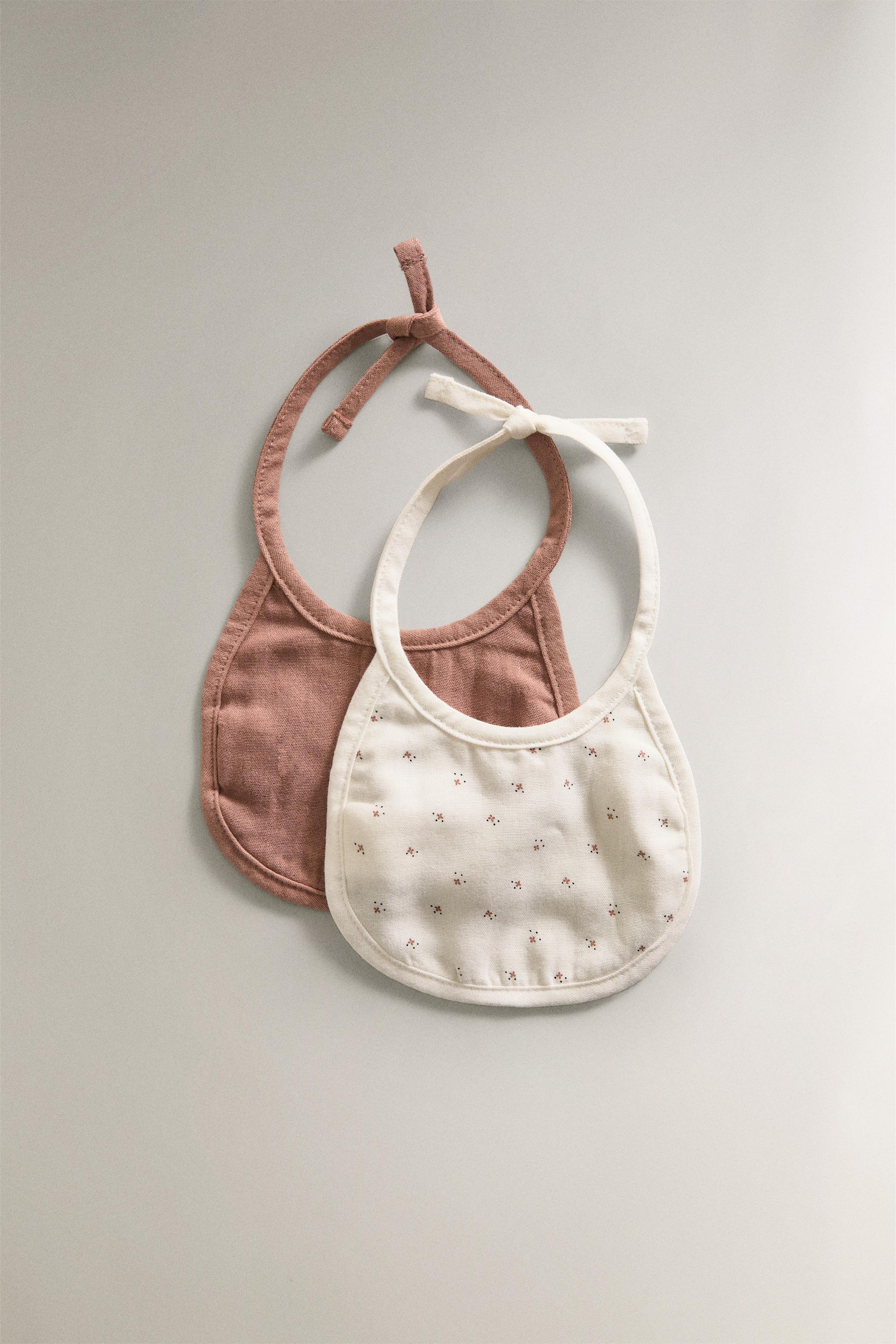 BABY FLORAL BIB (PACK OF 2)