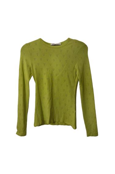 HEART PRINT LONG SLEEVE TOP