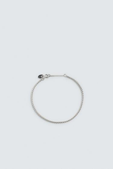 سوار بحلقات متداخلة من الفولاذ المقاوم للصدأ - فضي by Zara