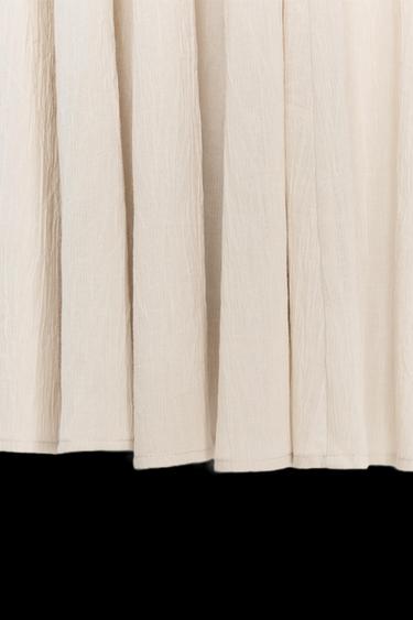 SOFT CONTRAST SKIRT - Ecru by Zara