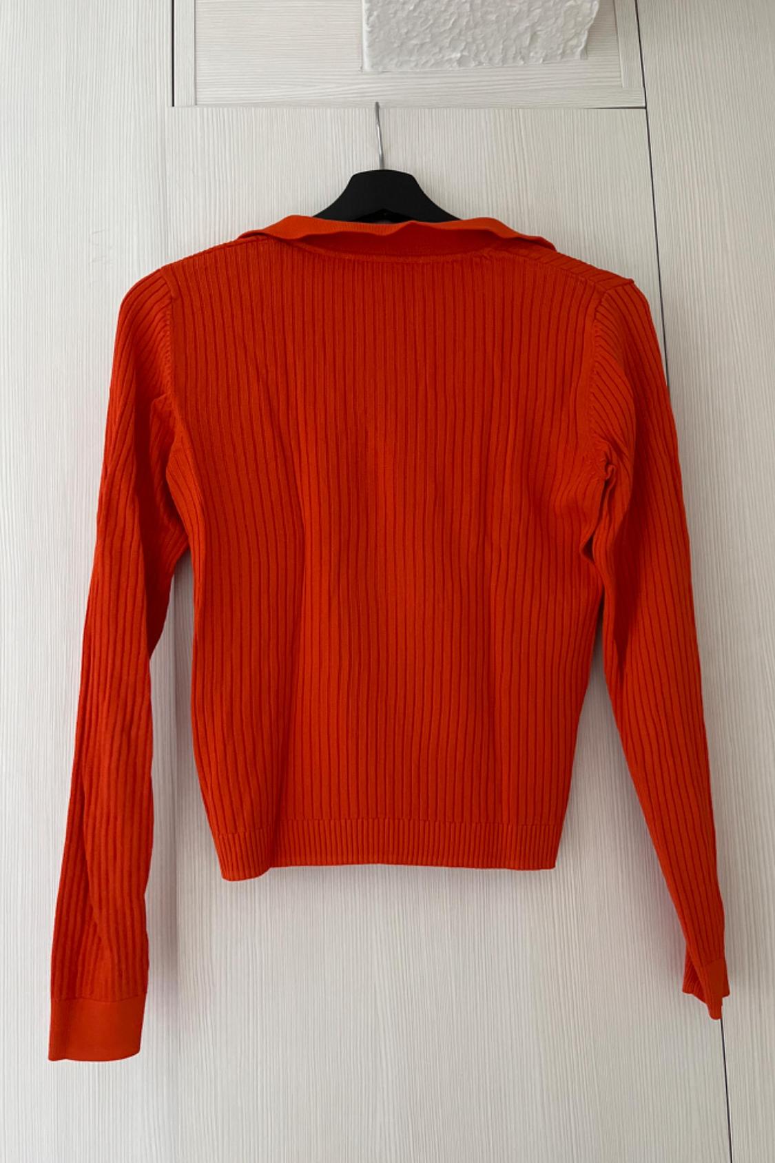 RIBBED KNIT POLO SHIRT - Image 3