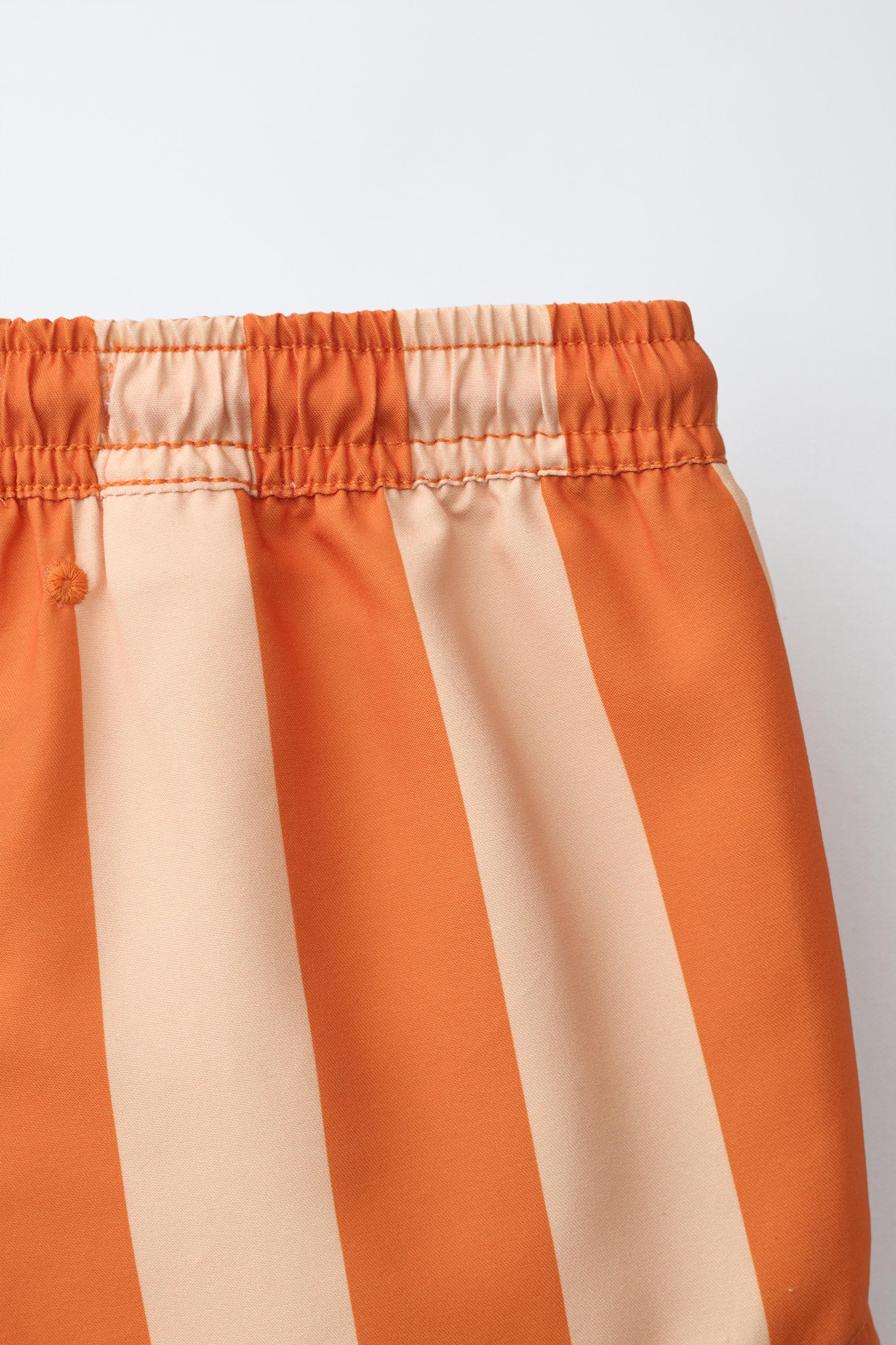 1-6 YEARS / STRIPED SWIM SHORTS