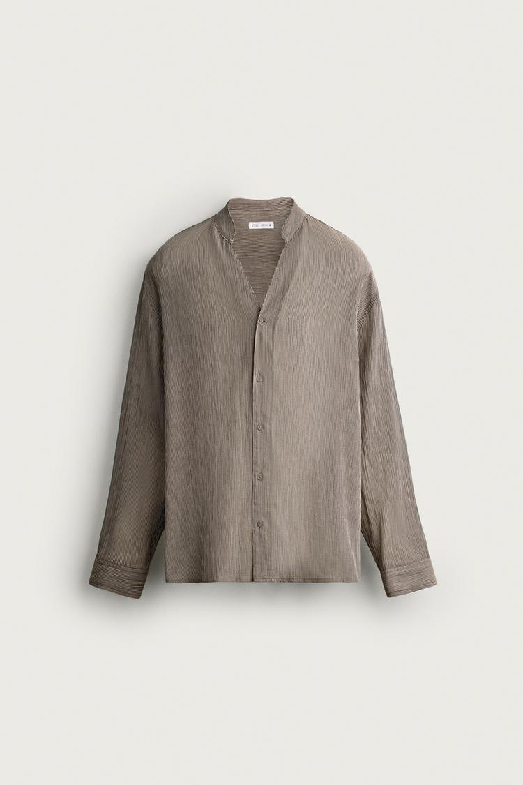 RELAXED FIT JACQUARD SHIRT