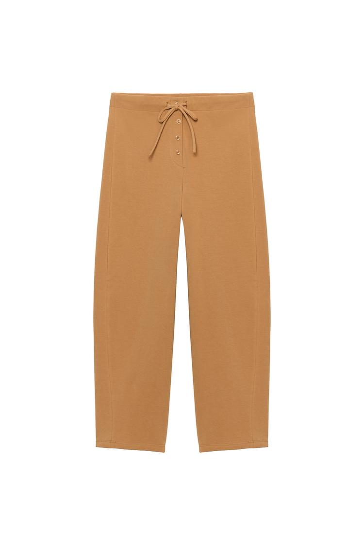 INTERLOCK CARROT FIT TROUSERS