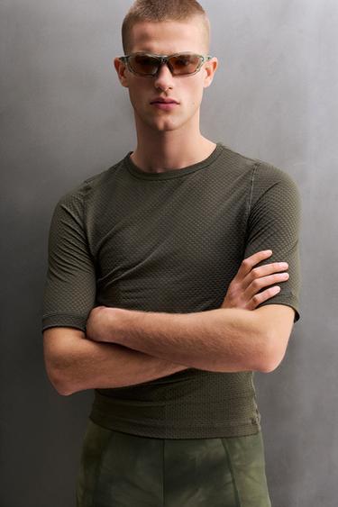 GRAVEL BASE LAYER T-SHIRT - Brown / Taupe by Zara - Image 5