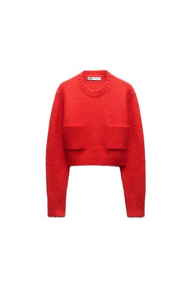 SOFT KNIT CROPPED SWEATER