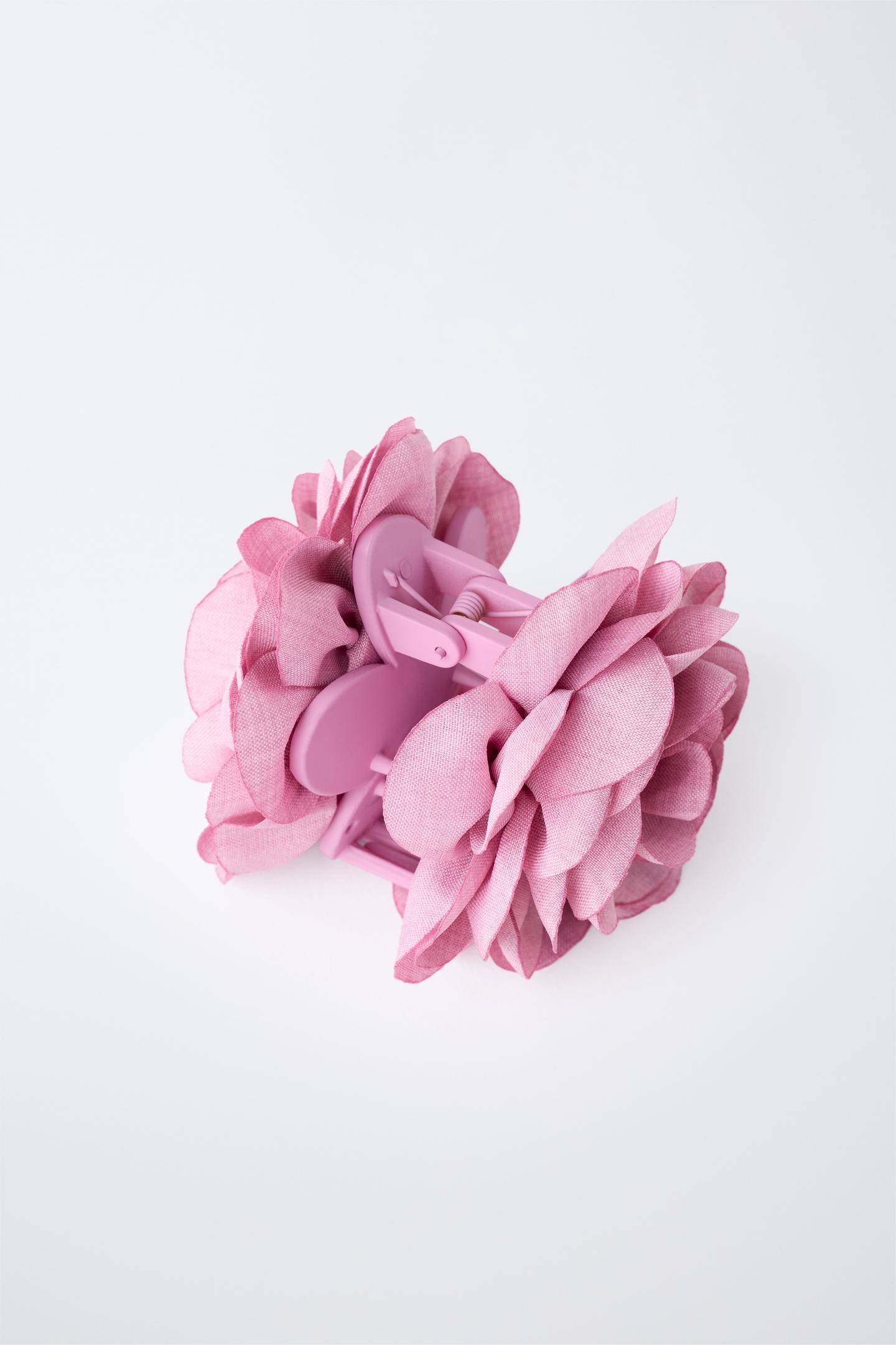 Детские аксессуары для волос Zara Flower Hair Clip, цвет: Розовато-лиловый — фото 2