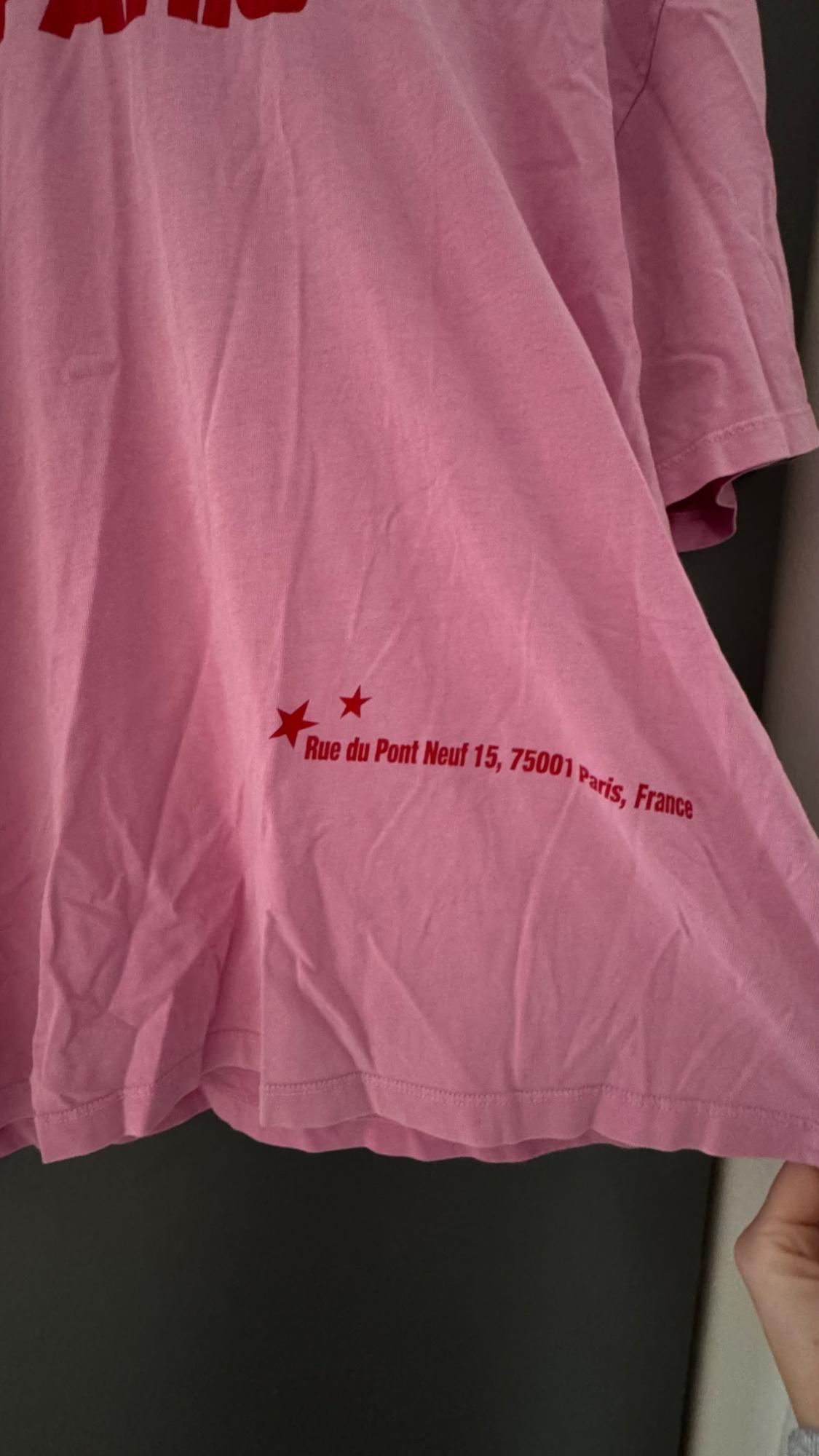 FADED-EFFECT T-SHIRT WITH SLOGAN - Image 2