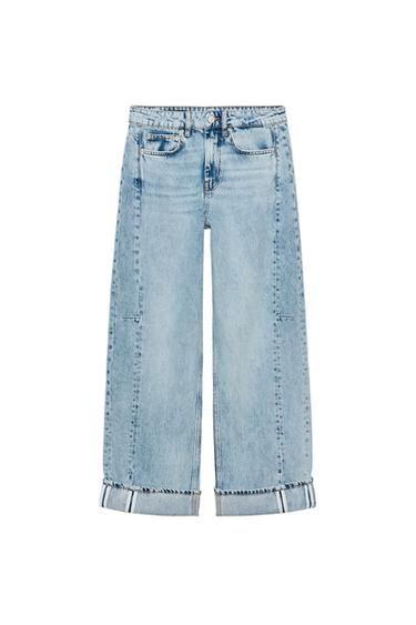 JEANS ZW COLLECTION RELAXED LAGE TAILLE - Blauw van Zara