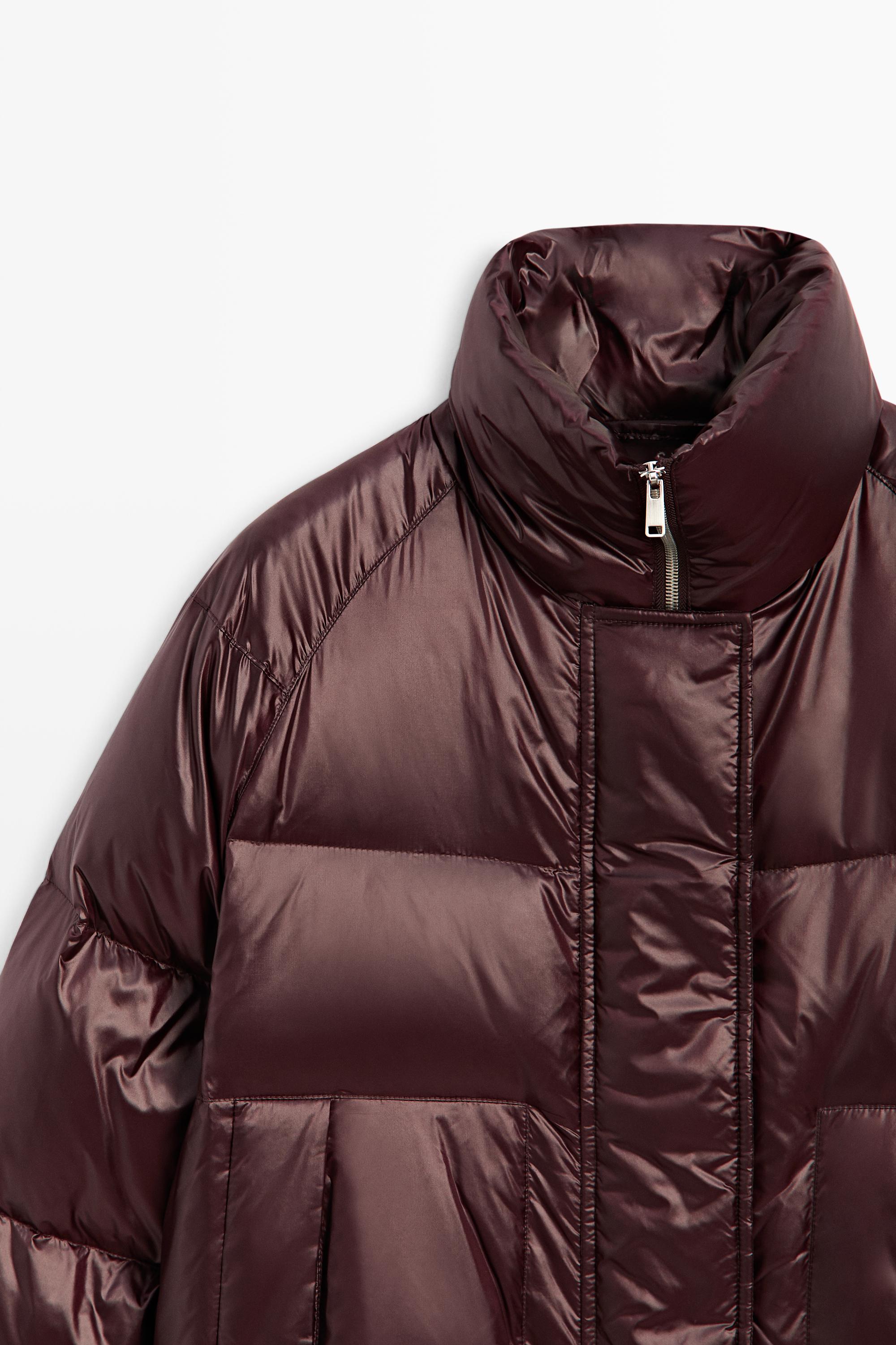 Shiny puffer jacket
