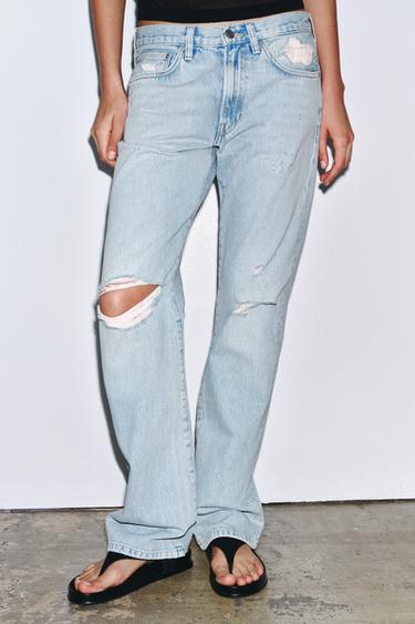 JEAN ZW COLLECTION DROIT TAILLE NORMALE - Bleu clair de Zara - Image 1