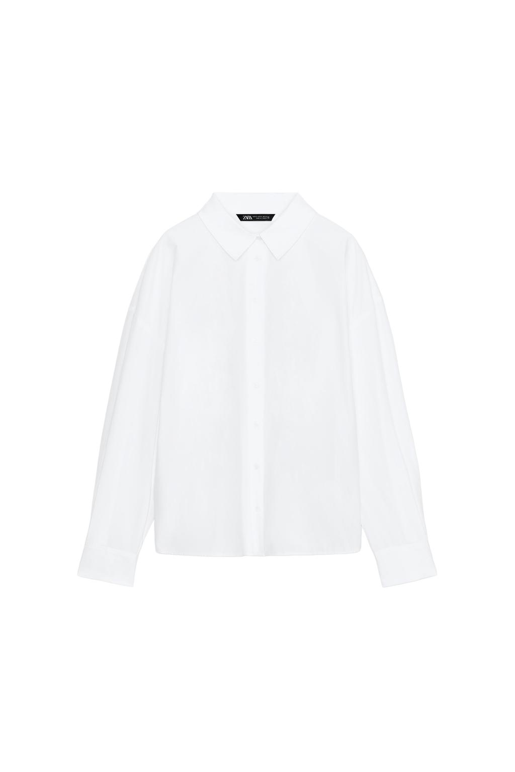 POPLIN SHIRT WITH BACK PLEATS - image 3