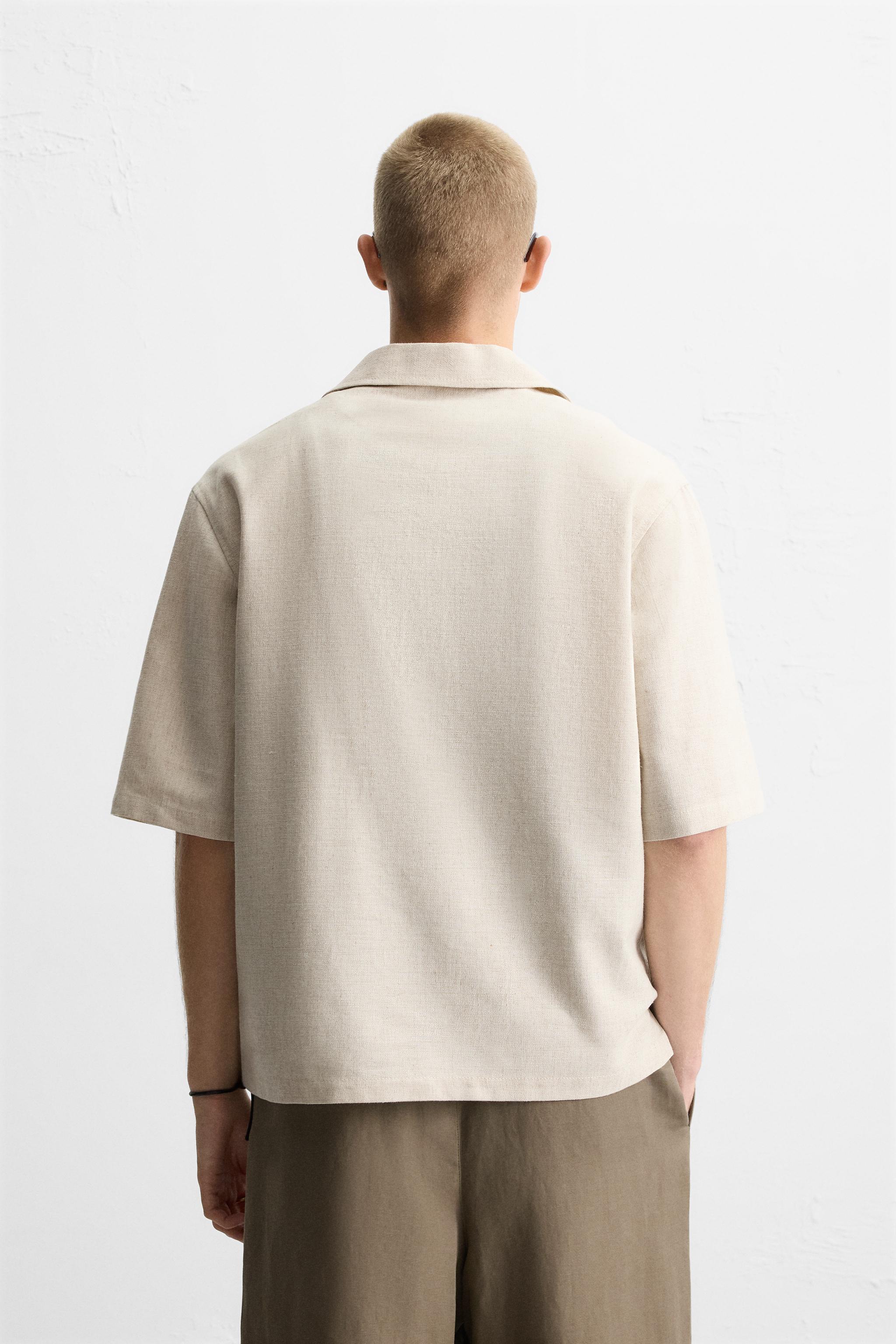 リラックスフィットポロシャツ - ミディアムグレー | ZARA Japan